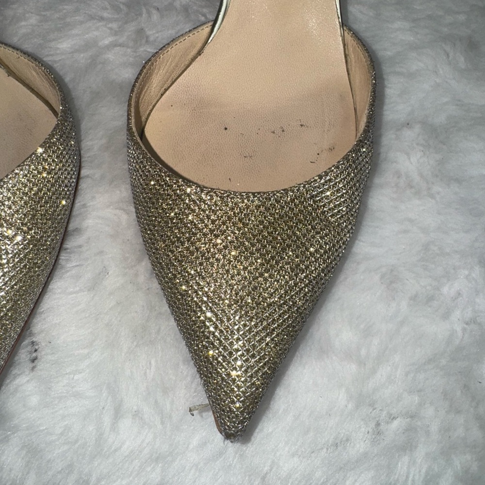 Jimmy Choo Addison 85mm gold goddess heels - Picture 7 of 11